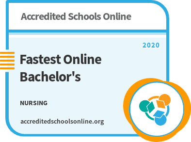 Fastest Online Bachelor's in Nursing Programs badge